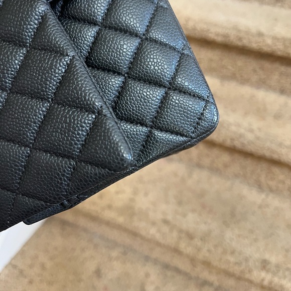 Chanel classic iridescent Dark gray 25 series. Very good condition - Picture 6 of 16